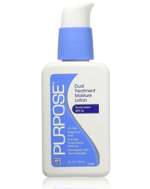 Purpose Dual Treatment Moisture Lotion With SPF 10 - 4 Oz