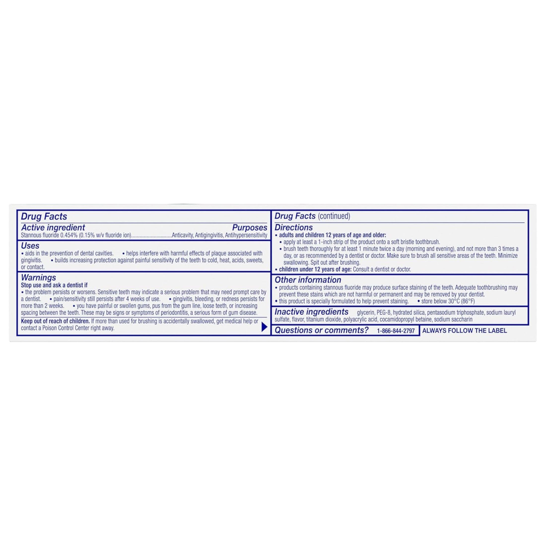 Sensodyne Repair & Protect Extra Fresh Fluoride Toothpaste For Sensitive Teeth, 3.4 Ounce