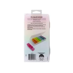 Ezy Dose Weekly 3x Day Pill Planner, Rainbow