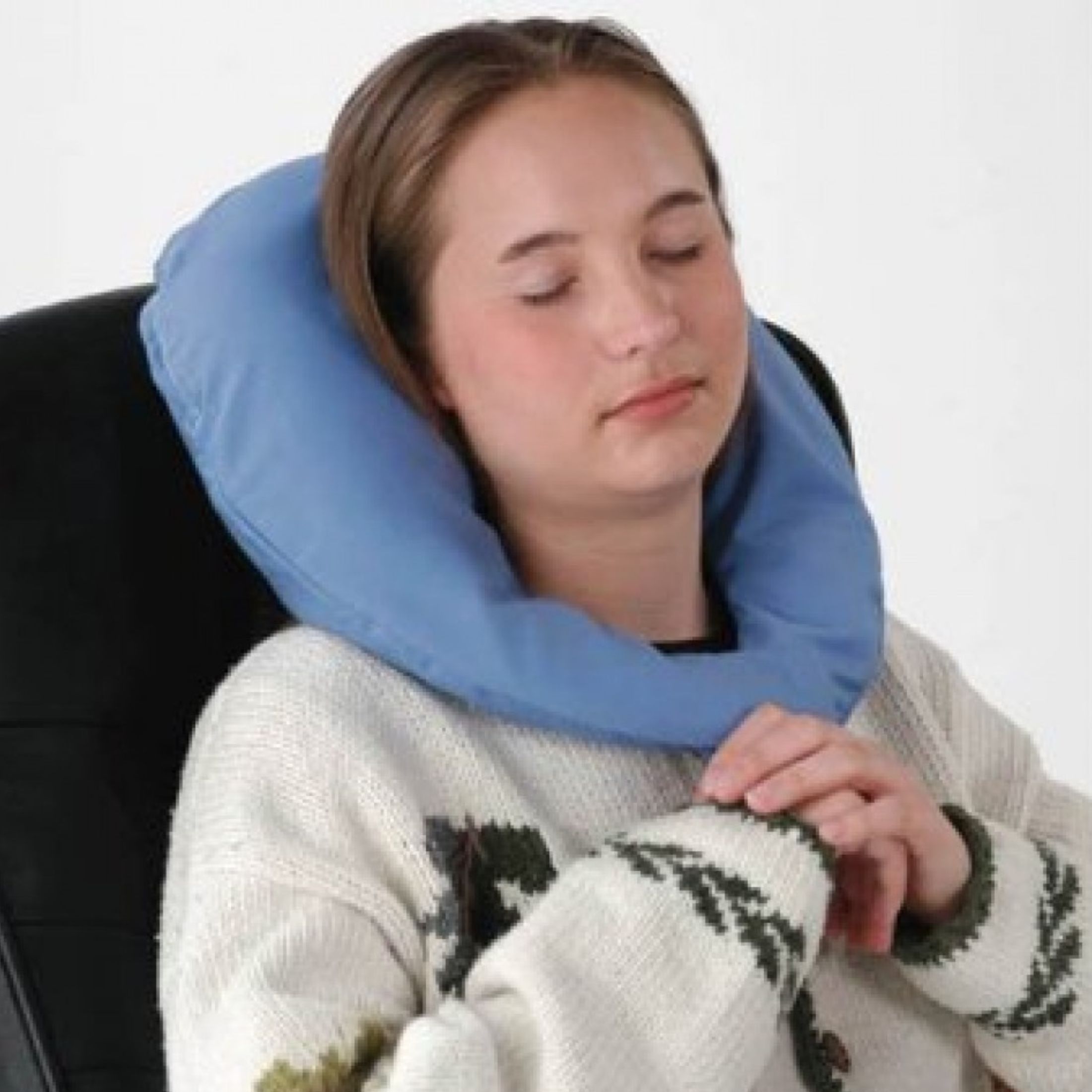 Alex Orthopedic C Shaped Pillow - Navy