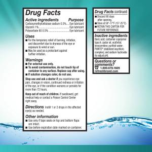 Refresh Digital Lubricant Eye Drops Preserved Tears, 0.33 Fl Oz (10 mL)