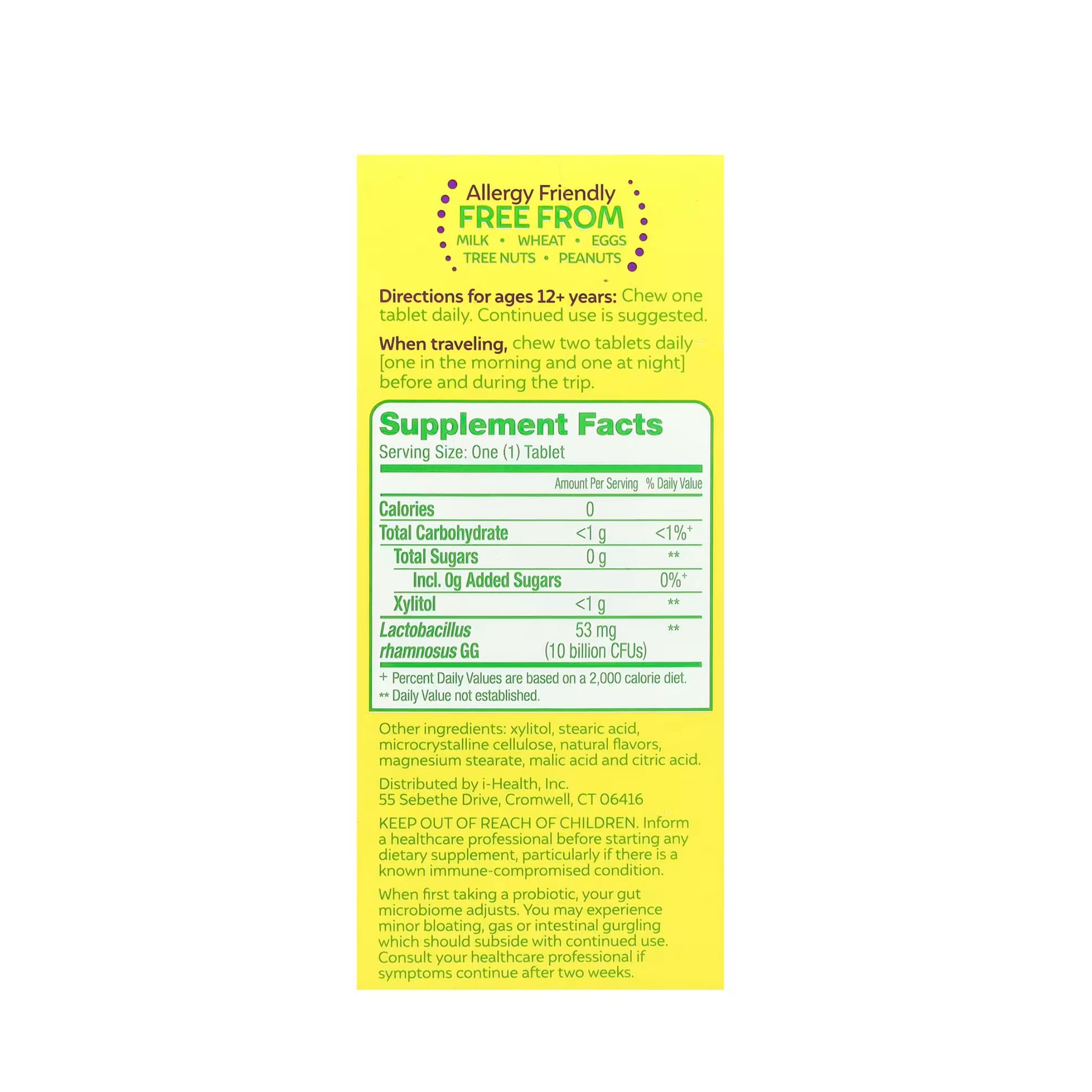 Culturelle Digestive Health, Daily Probiotic, Adult Chewable, Orange, 24ct