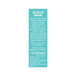 Refresh Digital Lubricant Eye Drops Preserved Tears, 0.33 Fl Oz (10 mL)