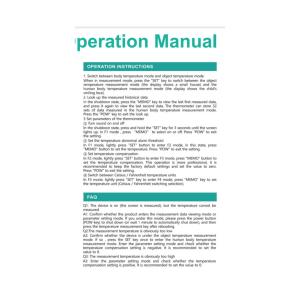 Cha Care4U Infrared Thermometer Thermal No-contact Forehead Thermometer 1sec. Measuring Time