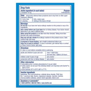 Claritin Cool Mint 24 Hour Non-Drowsy Allergy Chewables
