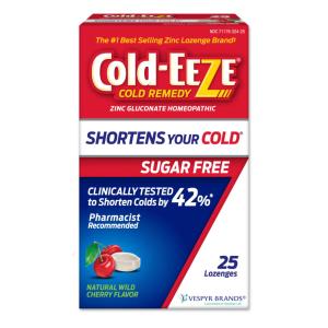 Cold Eeze Natural Sugar-Free, Wild Cherry Flavor, Lozenges