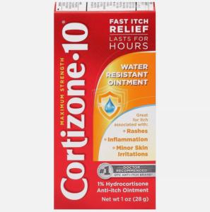 Cortizone 10 Water Resistant Anti-Itch Ointment 1 Ounce