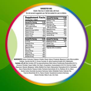 Centrum Adult Multivitamin/Multimineral Supplement With Antioxidants, Zinc, Vitamin D3 And B Vitamins, Gluten Free, Non-GMO Ingredients - 100
