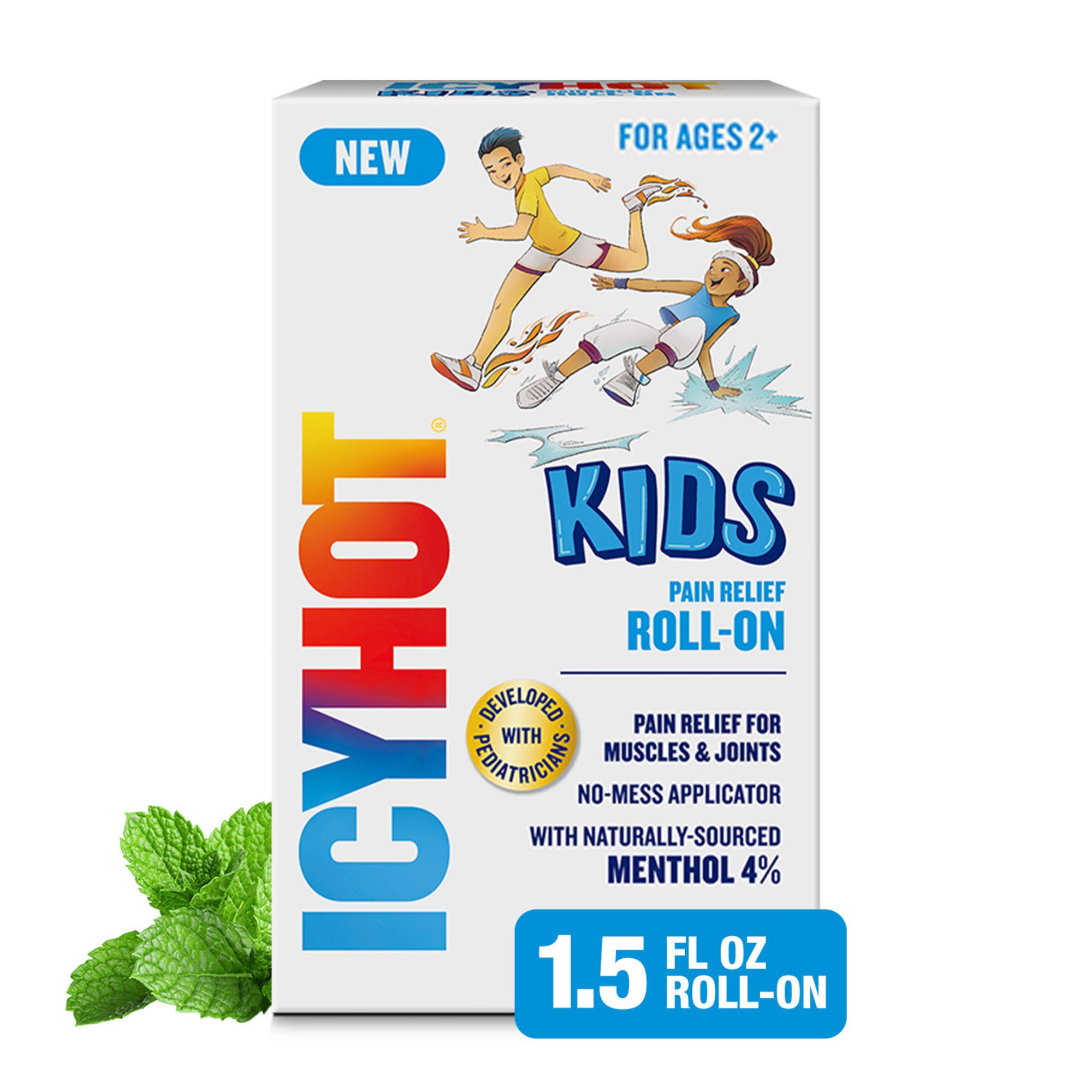 Icy Hot Pain Relief, Kids, Roll On 1.5 Fl Oz