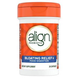 Align Probiotic Bloating Relief + Food Digestion Capsules