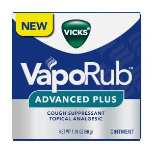 Vicks VapoRub Advanced Plus Cough Ointment, 1.76 Oz