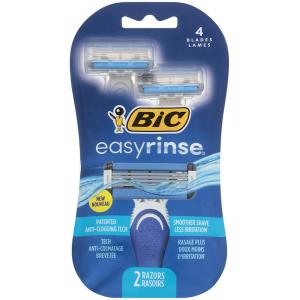 BiC Easyrinse Razors, 4 Blades