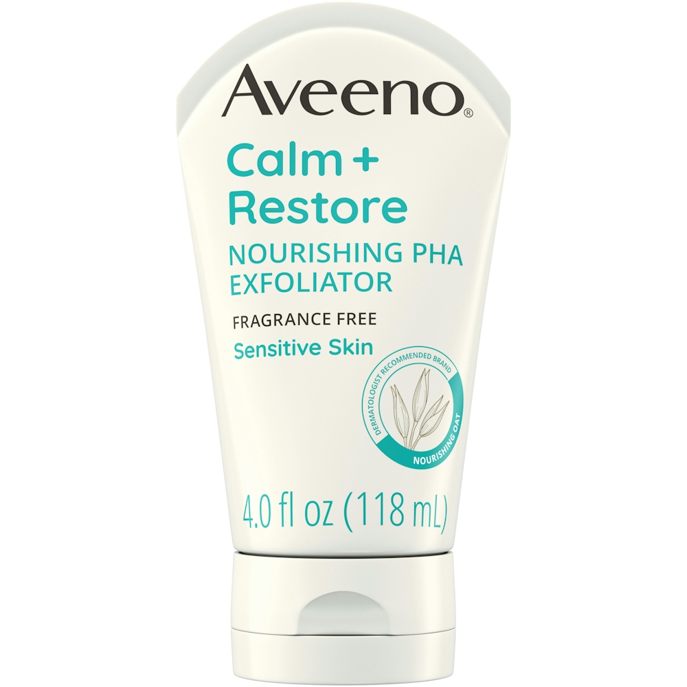 Aveeno Calm + Restore Nourishing PHA Exfoliator - 4 Fl Oz