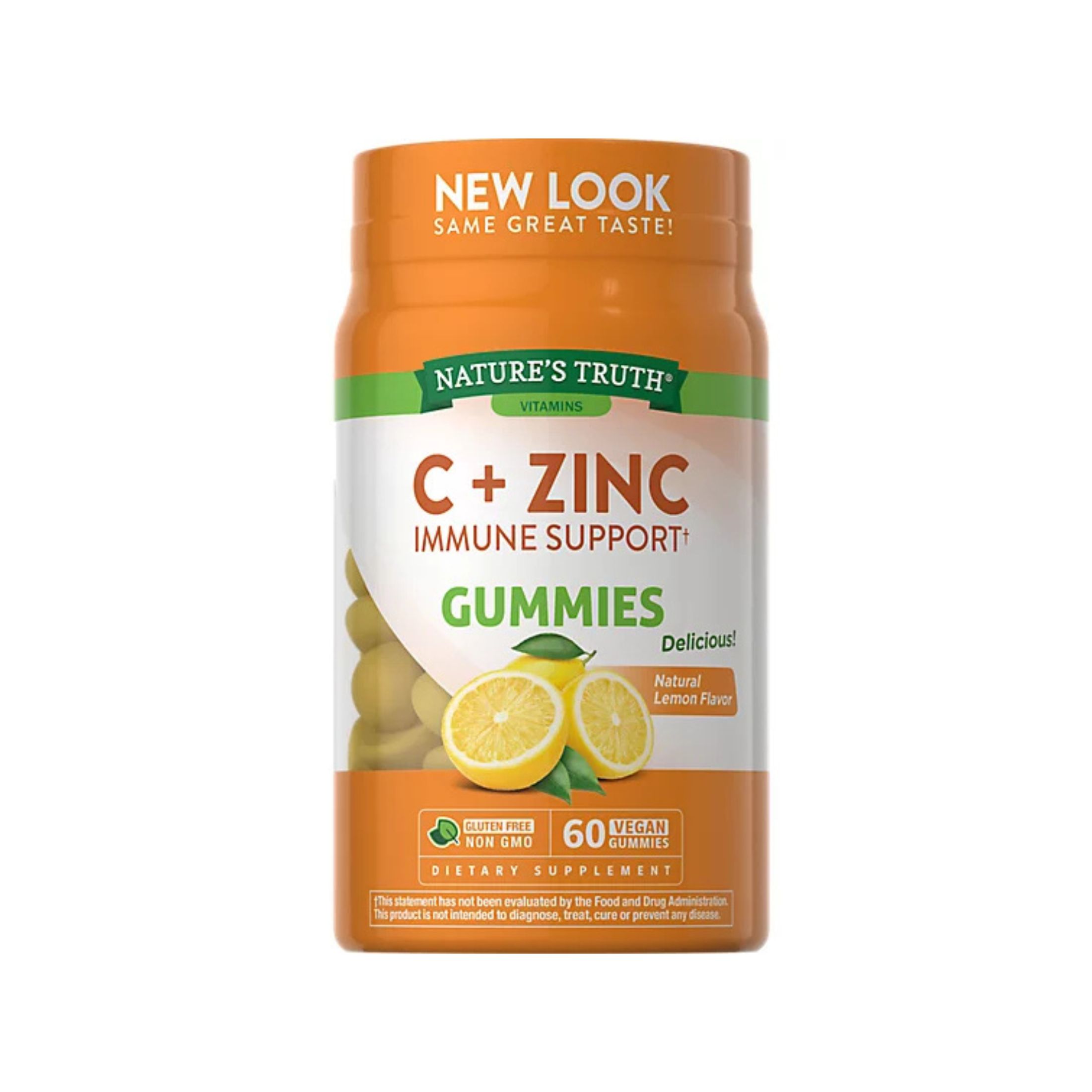 Nature's Truth Vitamin C Immune Support + Manuka Honey, Zinc, Natural