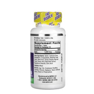 Natrol Biotin 5000 Mcg Fast Dissolve Tablets Strawberry