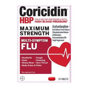 Coricidin Multi Symptom Flu, Maximum Strength, Tablets