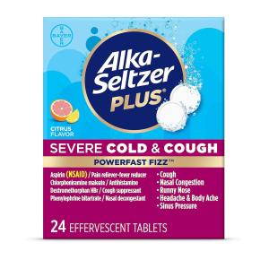 Alka-Seltzer Plus Power Fast Cold & Cough Tab 20
