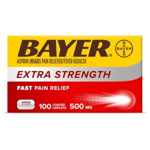 Bayer Fast Pain Relief, Extra Strength, 500 Mg, Coated Caplets
