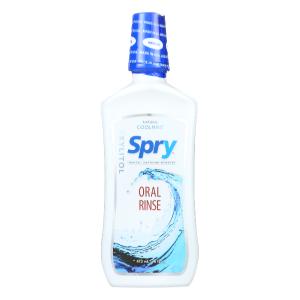 Spry Natural Oral Rinse - Cool Mint - 16 Fl Oz