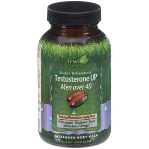 Irwin Naturals Energy & Endurance Testosterone UP Men Over 40 Softgels