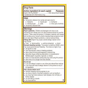 Bayer Fast Pain Relief, Extra Strength, 500 Mg, Coated Caplets