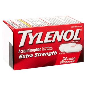 Tylenol Extra Strength Pain Reliever 500mg 24ct