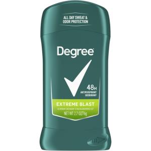 Degree Men Original Protection Extreme Blast Antiperspirant Deodorant Stick, 2.7 Ounce