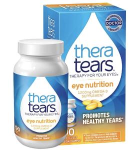 Thera Tears Omega 3 Supplement For Eye Nutrition 1200mg Capsules