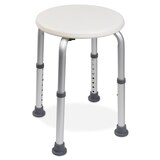McKesson Shower Stool, 13 Inch Seat Width, 300 Lbs. Weight Capacity, White