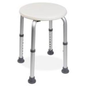 McKesson Shower Stool, 13 Inch Seat Width, 300 Lbs. Weight Capacity, White