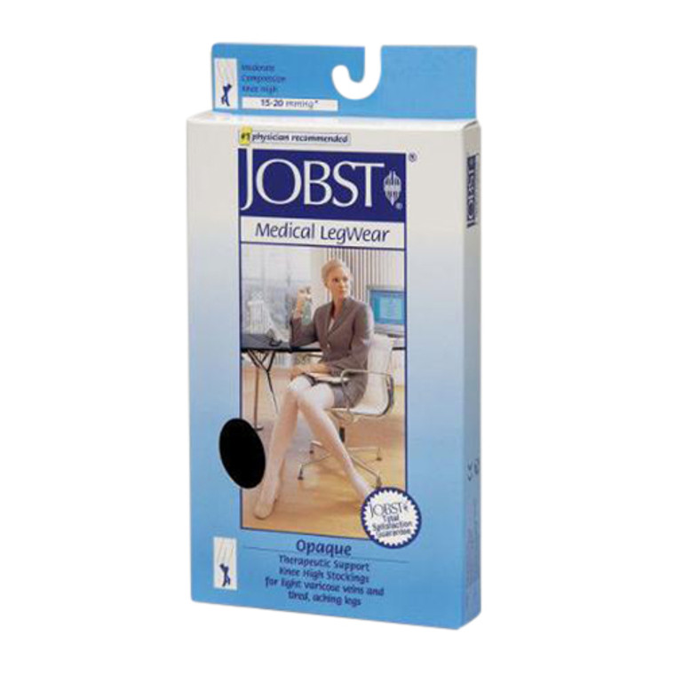 Jobst Medical Knee High 15-20 mmHg Opaque Large Beige