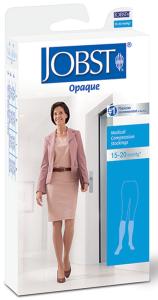 Jobst Opaque Knee High Closed Toe Socks-15-20 mmHg