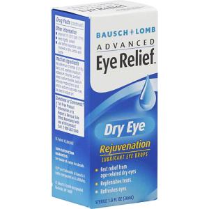 Bausch & Lomb Advanced Eye Relief Dry Rejuvenation Lubricant Drops 1 Oz