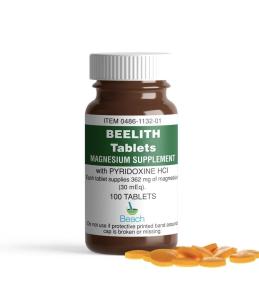 Beelith Tablets Magnesium Supplement With And Pyridoxine Hcl