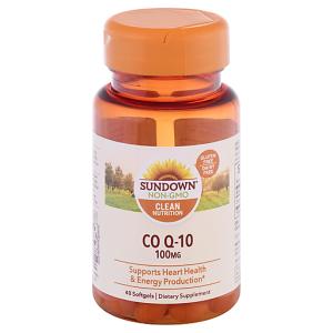 Sundown Naturals Co Q10 100 Mg Softgels
