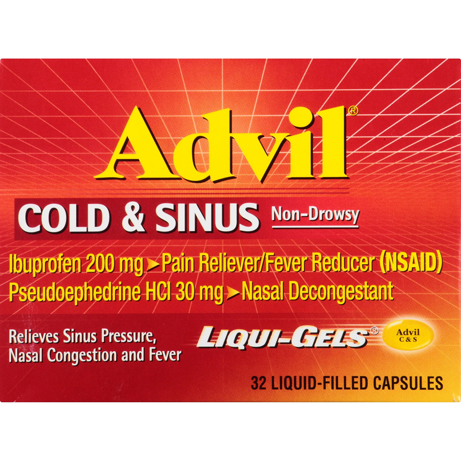 Advil Cold And Sinus Relief Medicine