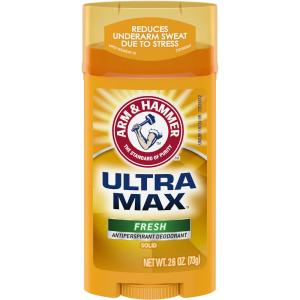 Arm & Hammer Ultra Max Fresh Advanced Sweat Control Antiperspirant Solid Deodorant 2.6 Oz. Stick