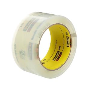 3M 800 Scotch Prescription Label Tape Clear, 1 1/2 In X 72 Yd, 24 Per Case Bulk