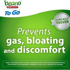 Beano To Go Food Enzyme Dietary Supplement Tablets