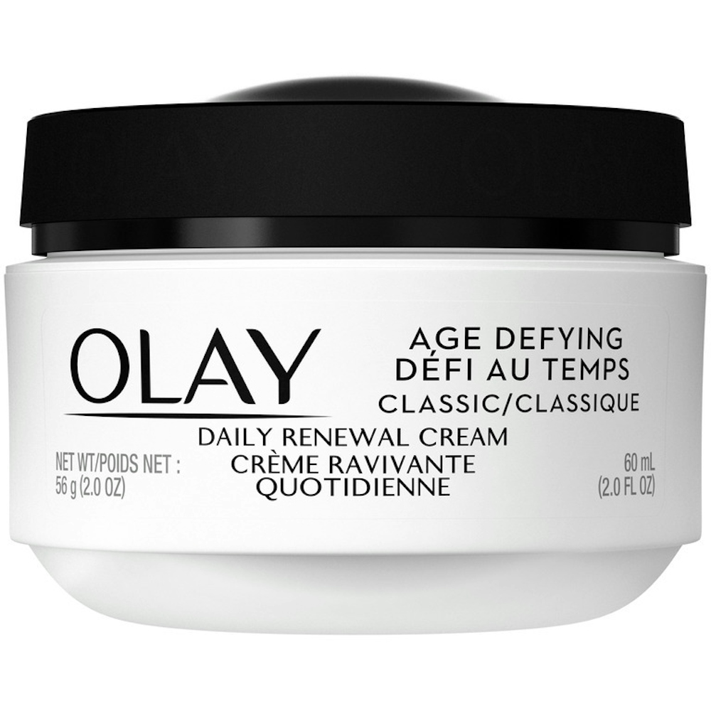 Olay Age Defying Classic Daily Renewal Cream, Face Moisturizer, 2.0 Fl Oz