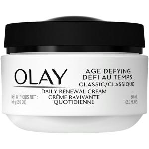 Olay Age Defying Classic Daily Renewal Cream, Face Moisturizer, 2.0 Fl Oz