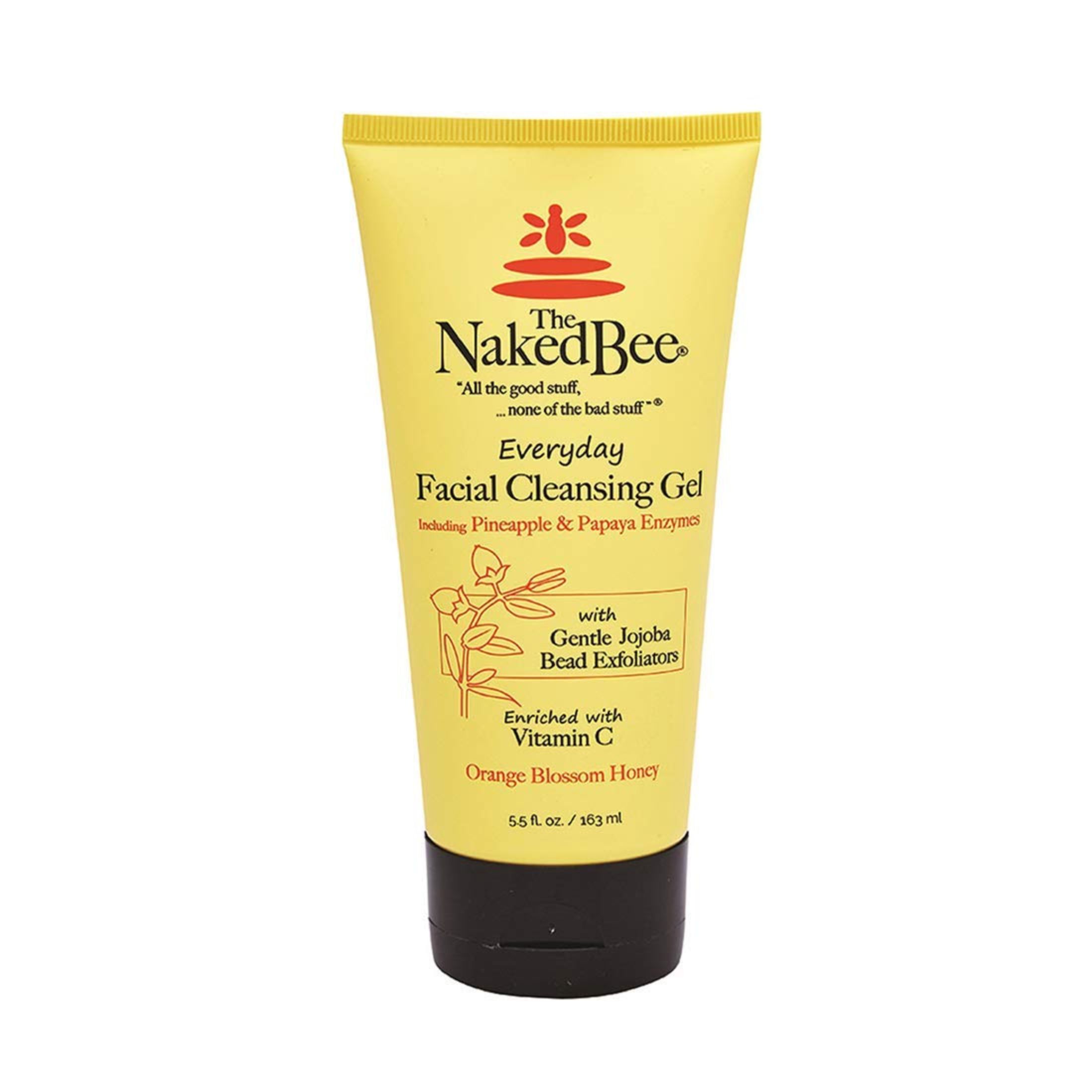 The Naked Bee Everyday Facial Cleansing Gel 5.5oz - Orange Blossom Honey