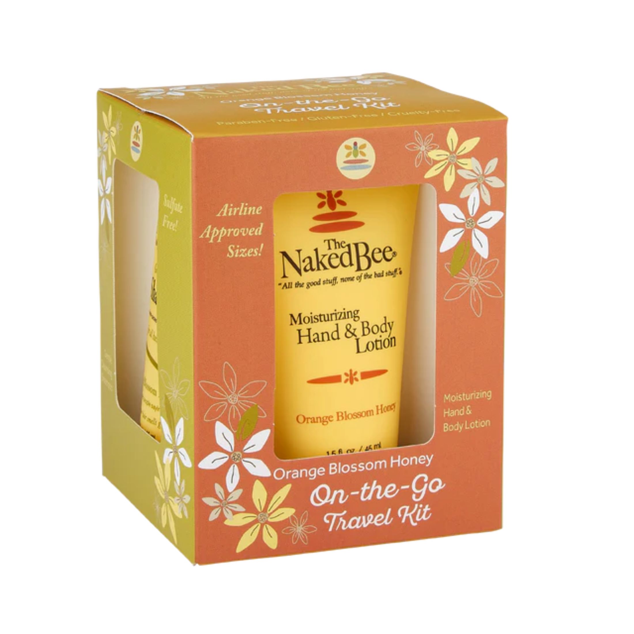 The Naked Bee Orange Blossom Honey Travel Kit