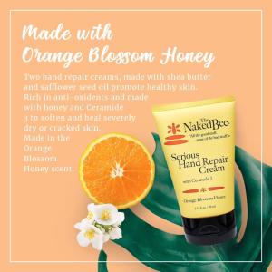 Naked Bee Hand Repair Cream, Coconut & Honey