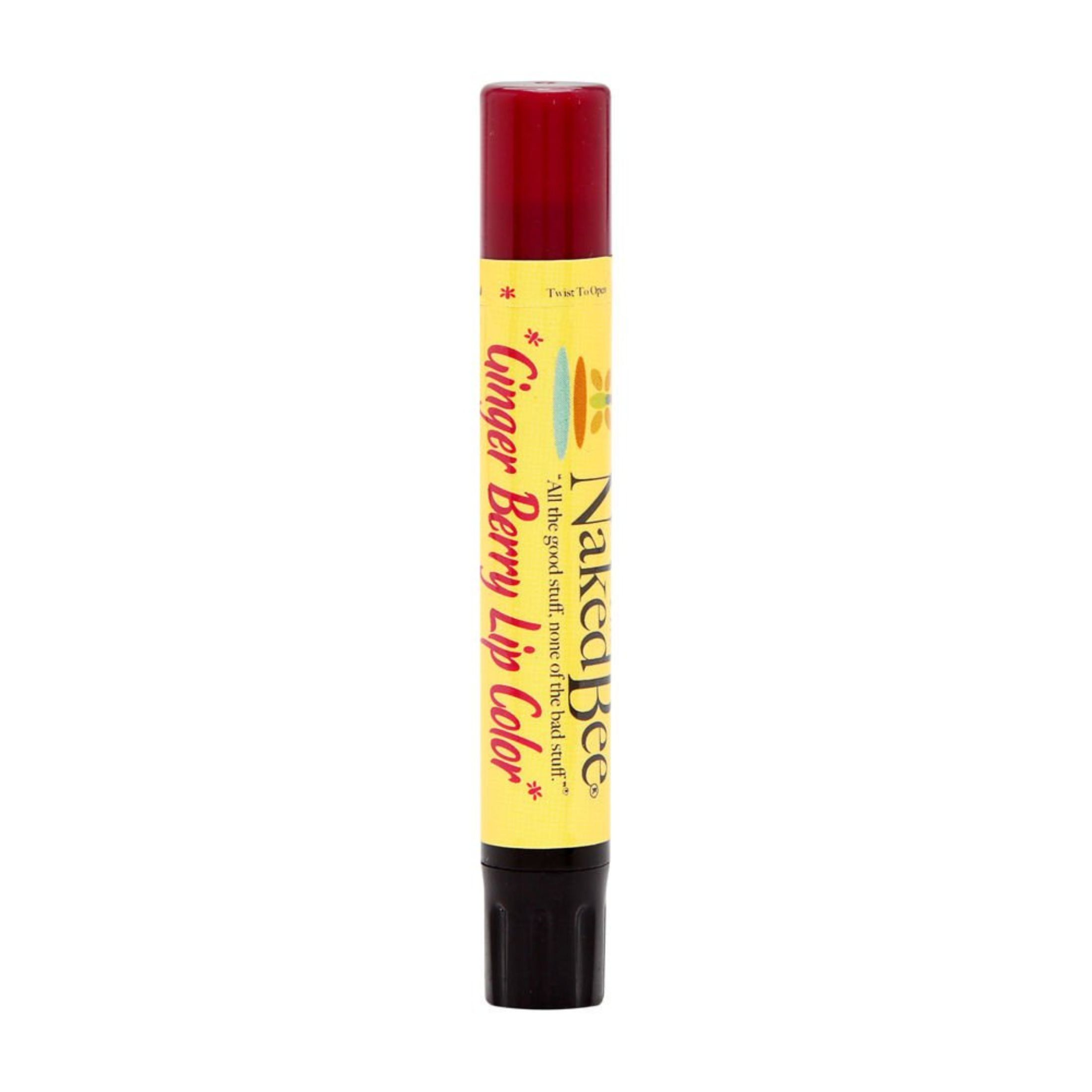The Naked Bee All Natural Ginger Berry Lip Color Balm