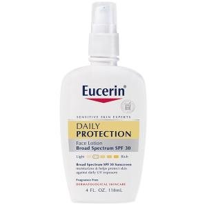Eucerin Daily Protection Sunscreen Face Lotion - SPF 30 - 4 Fl Oz