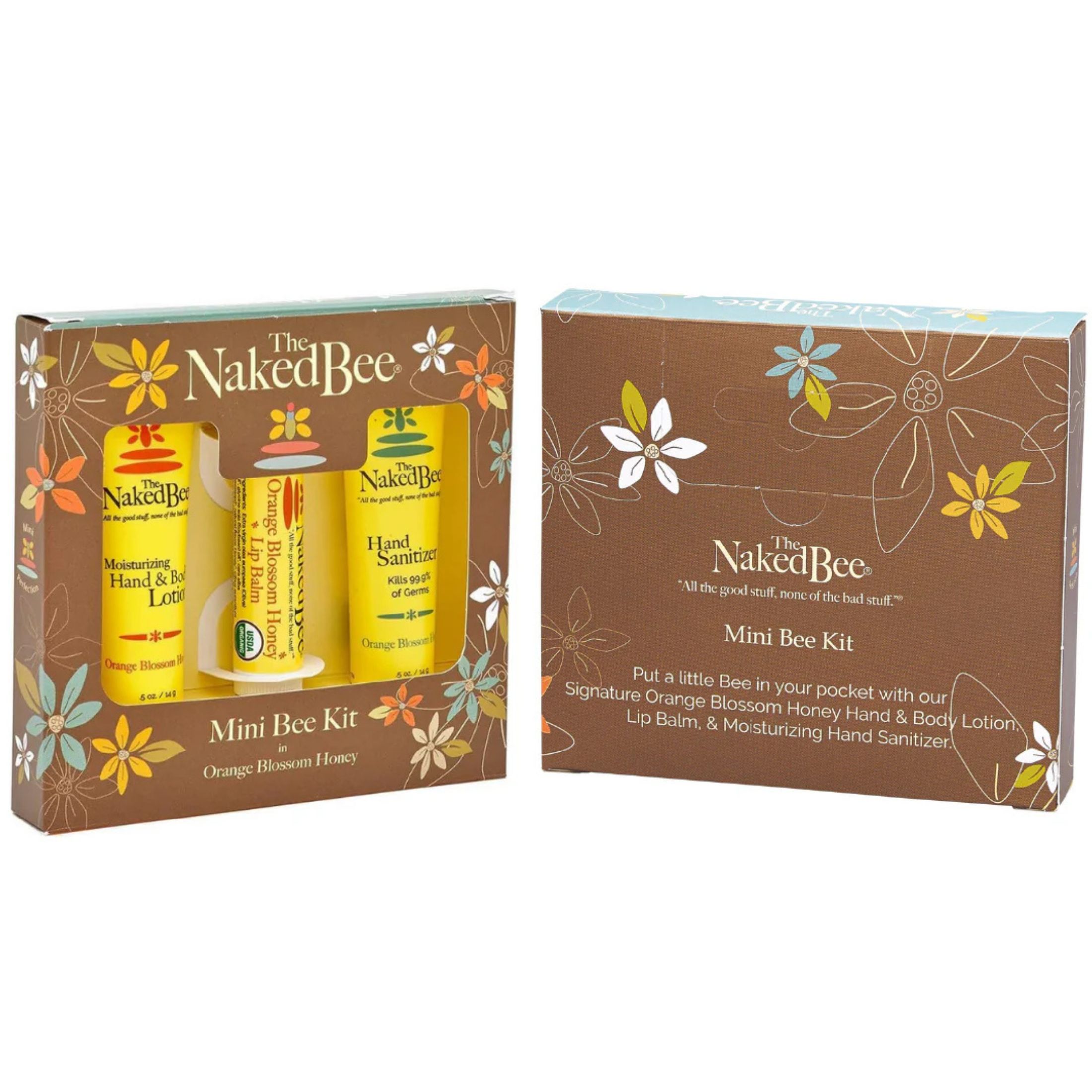The Naked Bee Mini Kit - Orange Blossom Honey