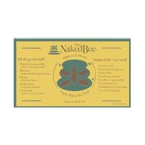 The Naked Bee 5 Oz Orange Blossom Honey Triple Milled Bar Soap