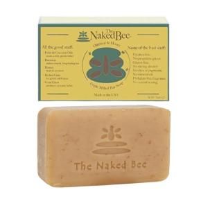 The Naked Bee 5 Oz Orange Blossom Honey Triple Milled Bar Soap