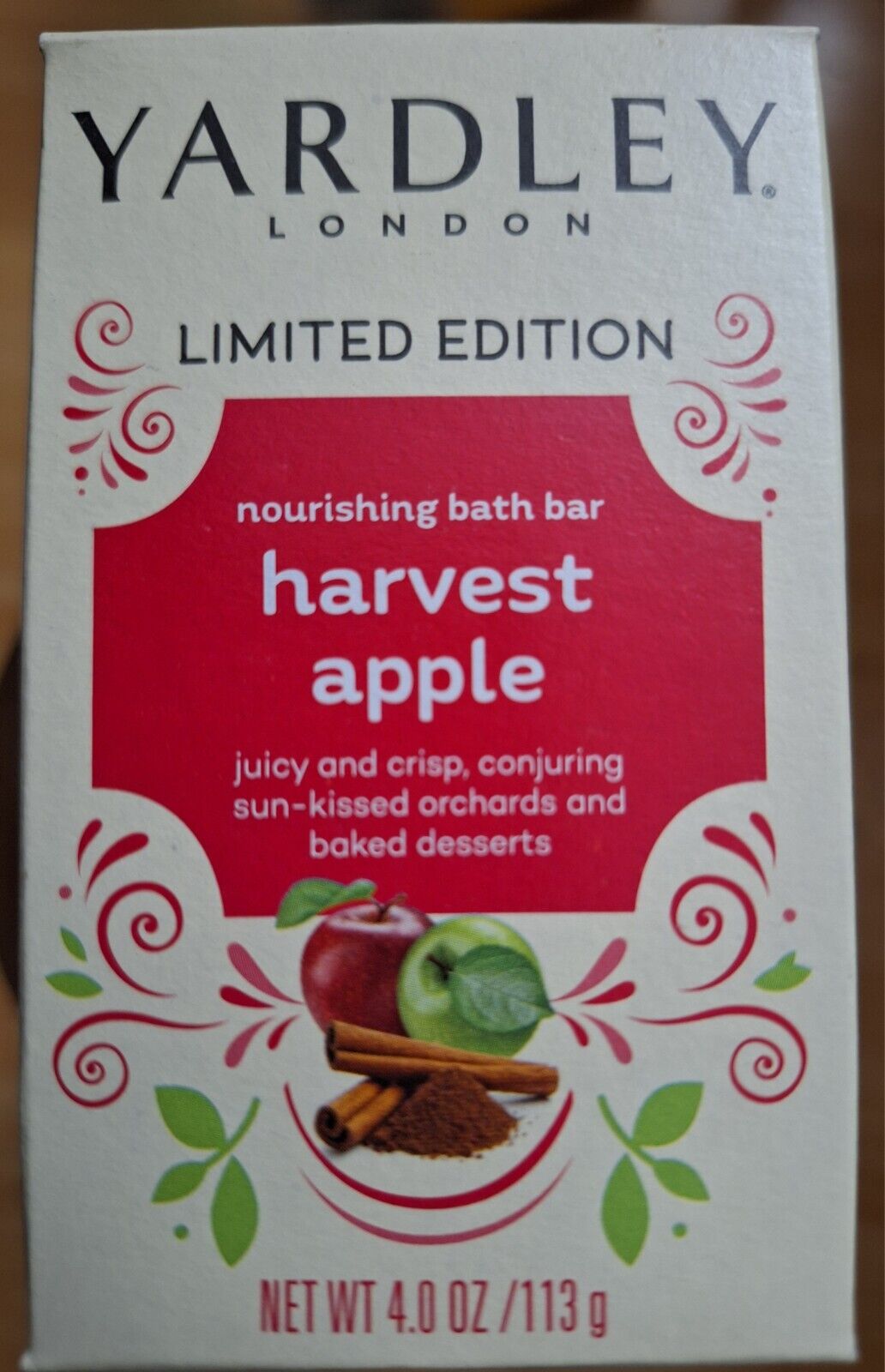 Yardley Bath Bar Harvest Apple, 113 Grams